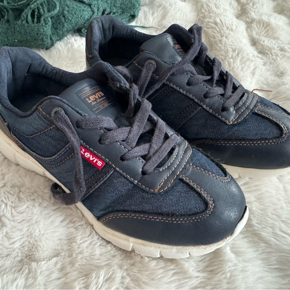 Levi's Navy Denim Low-Top Sneaker